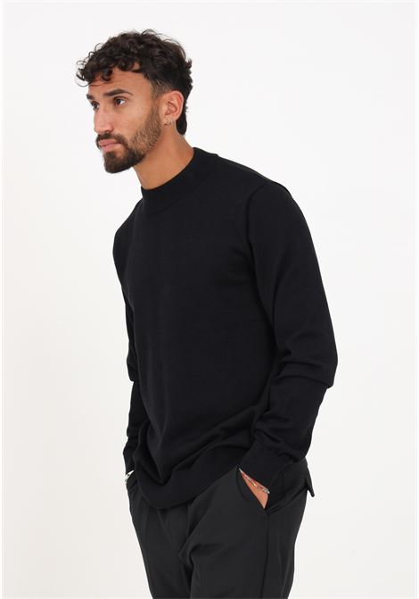 Black turtleneck sweater for men SELECTED HOMME | 16086643Black